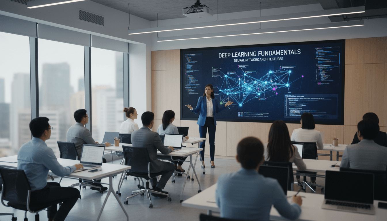 AAYD instructor leading training session on artificial intelligence and automation